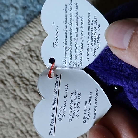 Forth edition Princess Diana beanie bear - Picture 5 of 10